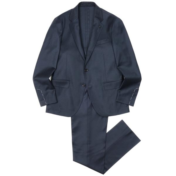 LARDINI（ラルディーニ）ADVANCEアドヴァンス ストレッチウールカシミアライトフランネル3...