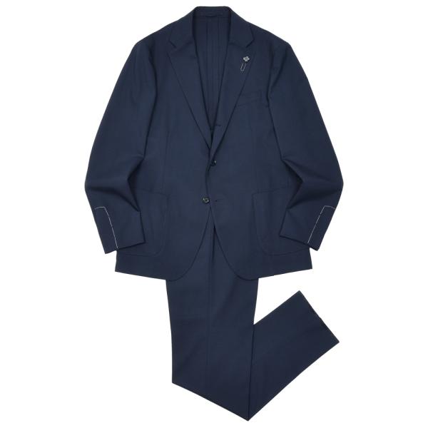 LARDINI（ラルディーニ）EASY WEARイージーウェア テックウールシャドーグレンチェック3...