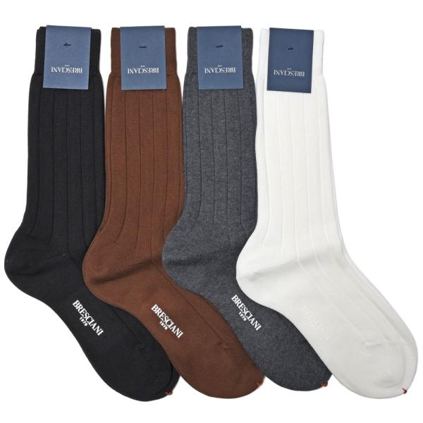 BRESCIANI（ブレッシアーニ）コットンシックリブソックス MC014UN0018 180322...