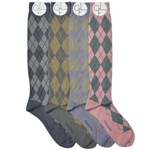 CONLEAD（コンリード）アクリルナイロンウールアーガイルホーズ ARGYLE 007 18042...