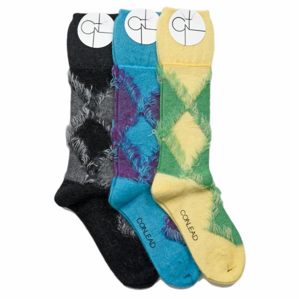 CONLEAD（コンリード）アーガイルソックス Fancy genderless 180527042...