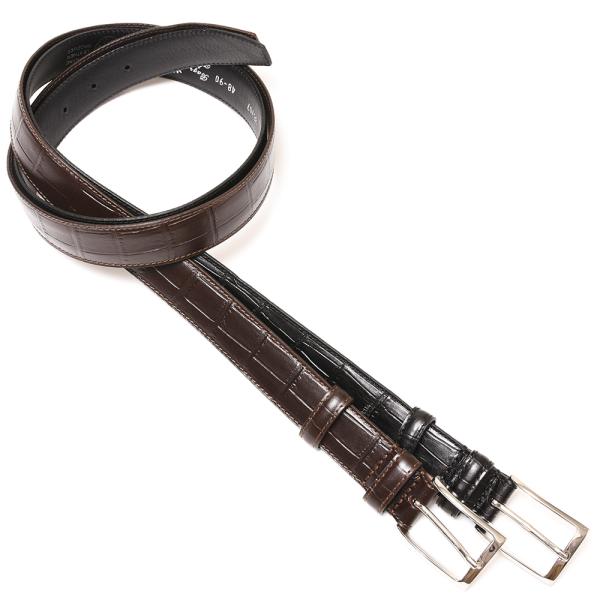 Felisi（フェリージ）カーフレザークロコダイルスタンプベルト 85/07/SA 18126002...