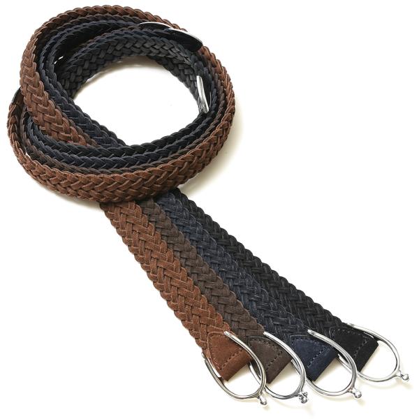 CHAMBORD SELLIER（シャンボールセリエ）CATUSカテュ カーフスエードメッシュベルト...