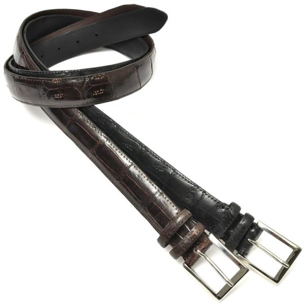 ORCIANI（オルチアーニ）グレージングクロコダイルベルト U08022/519-10081001...