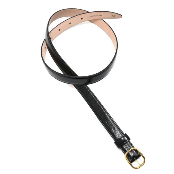 HUSBANDS（ハズバンズ）エナメルナッパカーフベルト HES CENP LEBK 1815140...