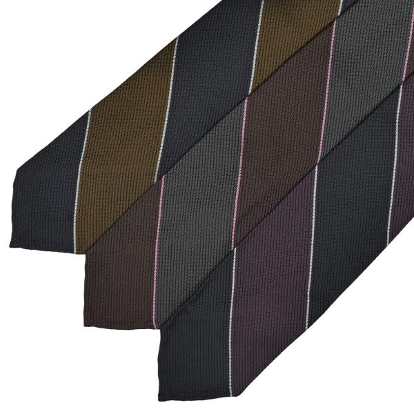 Francesco Marino（フランチェスコ マリーノ）シルクストライプタイ / スフォデラート...