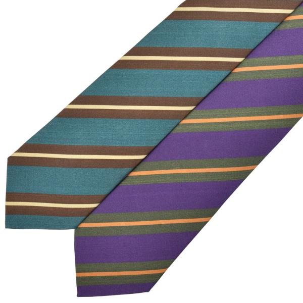 Seaward &amp; Stearn（シーワード &amp; スターン）シルクレジメンタルストライプタイ 182...