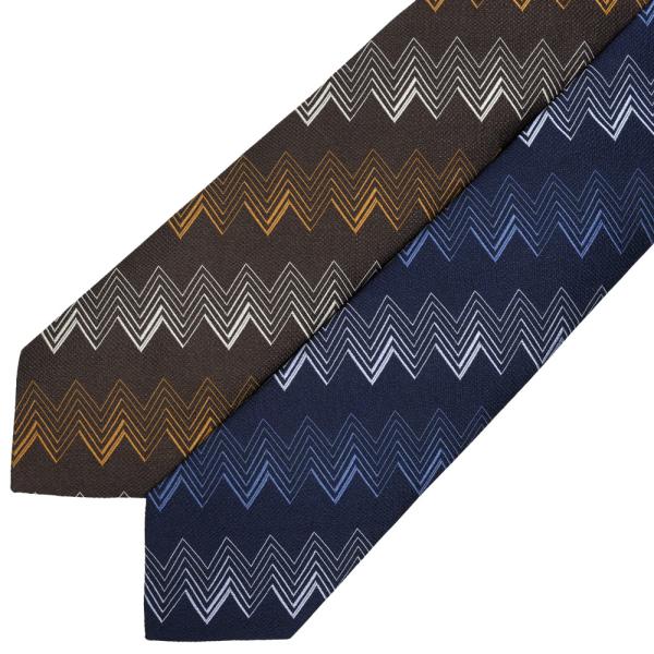 Seaward &amp; Stearn（シーワード &amp; スターン）シルクジオメタリックパターンタイ 182...