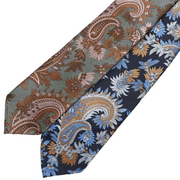 Atto Vannucci（アット ヴァンヌッチ）シルクボタニカルパターンタイ / スフォデラート ...