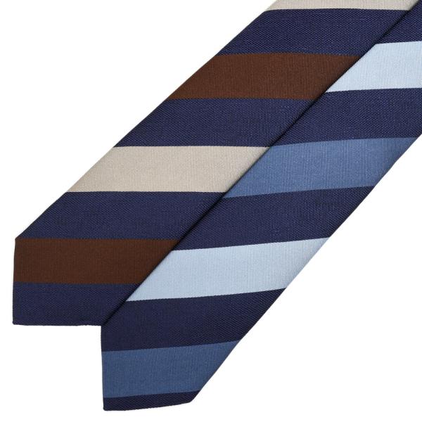 Seaward &amp; Stearn（シーワード &amp; スターン）シルクストライプタイ 182612042...