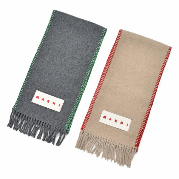 MARNI（マルニ）ウールカシミヤマフラー SCZ0068Y0 UAW031 18346402138