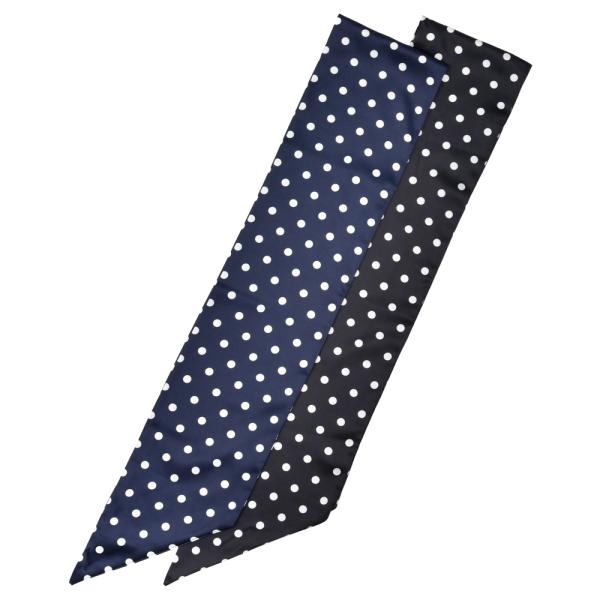 THROW（スロー）MAISIE ポリエステルドットスカーフ TH251-S09P genderle...