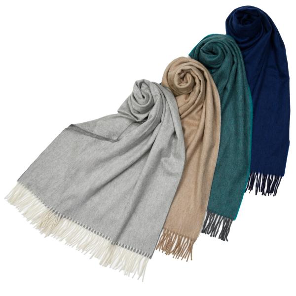 BEGG X CO（ベグ アンド コー）カシミアダブルフェイスストール / Arran Semi R...