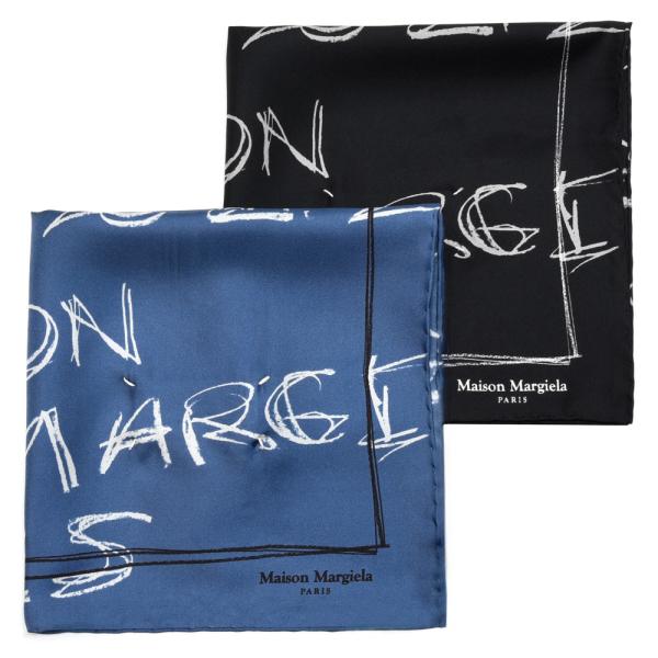 Maison Margiela（メゾン マルジェラ)ナンバリングシルクスカーフ S51TF0048M...