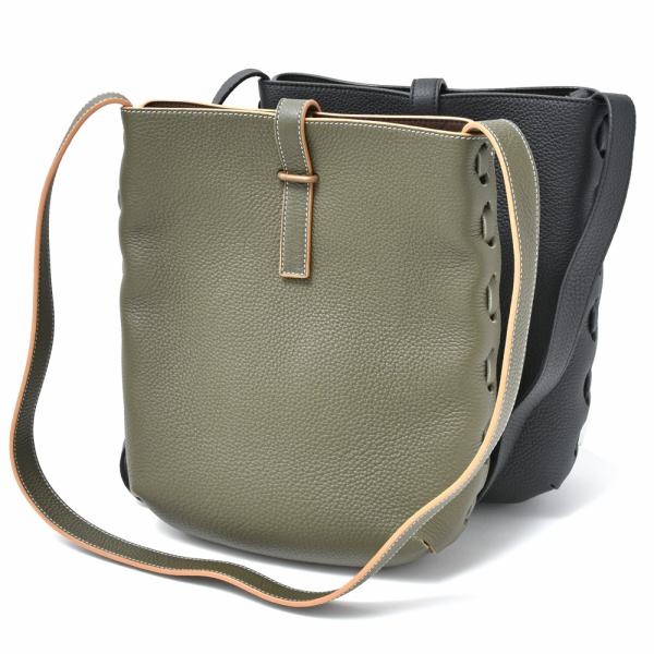 il micio（イル ミーチョ）シュリンクレザーショルダーバッグ N-8/CORPETTA 184...