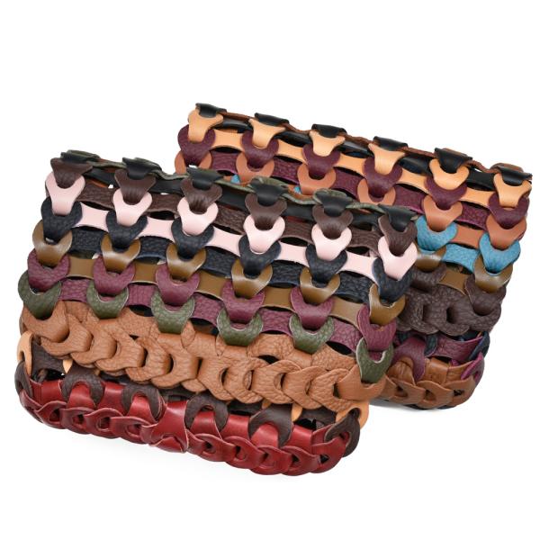 il micio（イル ミーチョ）イントレチャートレザーミニクラッチバッグ B-77 CLUTCH ...