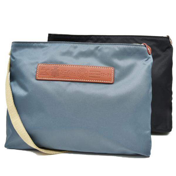 Felisi（フェリージ）リモンタナイロン×バケッタレザーサコッシュ 17/71/DS 114660...