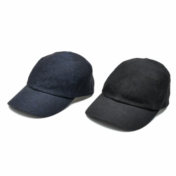 MATURE HA._MIL（マチュアーハ ミル）trainer cap_w linen canva...