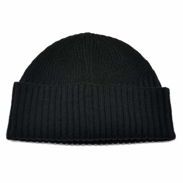 MATURE HA._MIL（マチュアーハ ミル）long rib knit cap ウールカシミア...