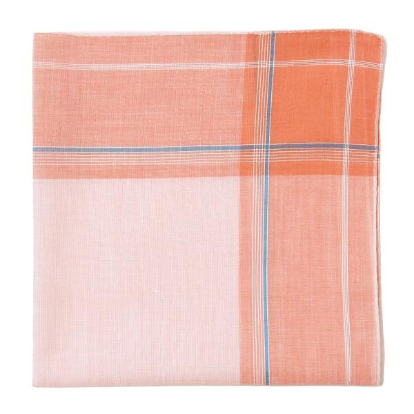 SIMONNOT GODARD（シモノ ゴダール）コットンストライプフレームチーフ VILLEDIE...