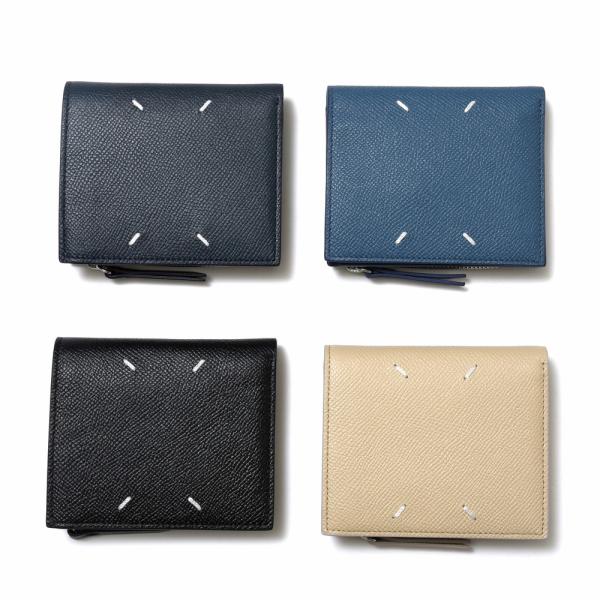 Maison Margiela（メゾン マルジェラ）グレインレザーフォールディングウォレット SAI...