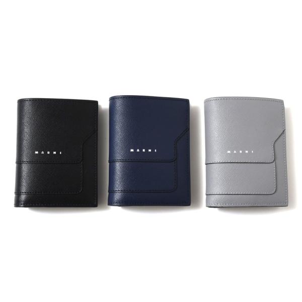 【MORE VARIATION】MARNI（マルニ）サフィアーノカーフレザーウォレット PFMI00...