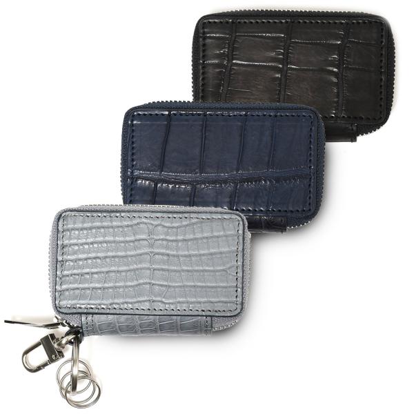 THE SOLE（ザ ソール）クロコダイルレザースマートキーケース KEY-CR 190450021...