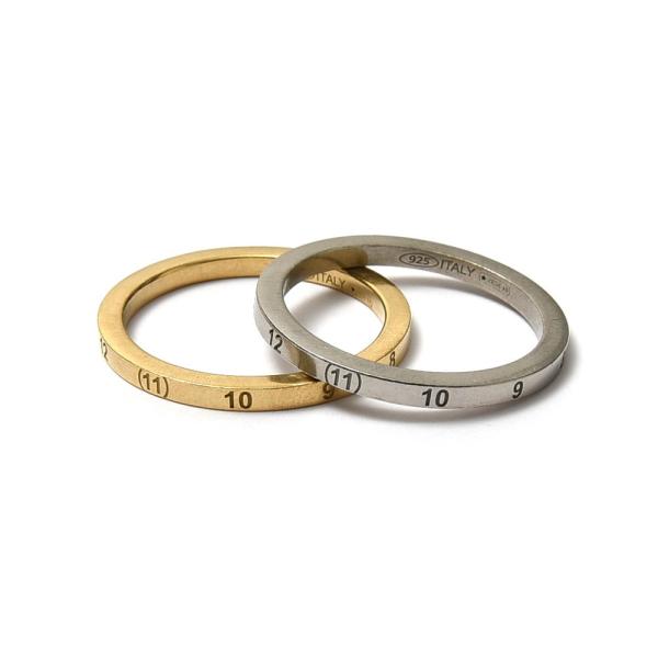 Maison Margiela（メゾン マルジェラ）スターリングシルバーナンバーロゴリング SMIU...