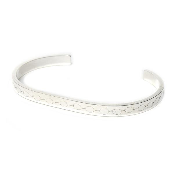 Samuel Gassmann（サミュエル ガスマン）スターリングシルバーバングル CHAIN BA...