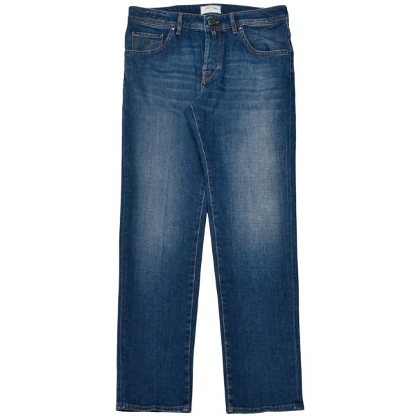 JACOB COHEN（ヤコブコーエン）SCOTTスコット ウォッシュドコットンストレッチスリムフィ...