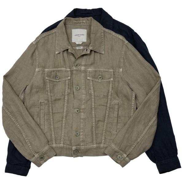 JACOB COHEN（ヤコブコーエン）Resort Collection リネントラッカージャケッ...