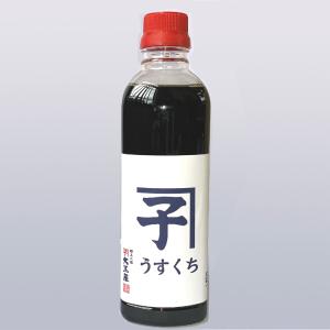 薄口しょうゆ（旧生引きたまり）500ml｜大黒屋