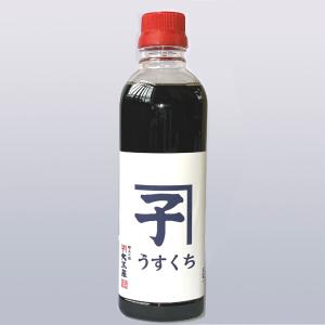 薄口しょうゆ（旧生引きたまり）500ml｜大黒屋｜gujohachimanya