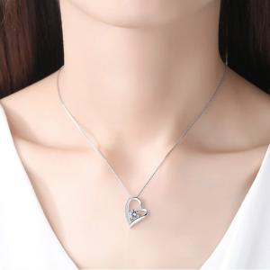 【年間ランキング受賞】ネックレスハート 揺れる...の詳細画像3