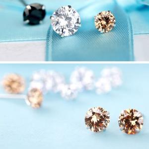 一粒ピアス 金属アレルギー対応 レディース プ...の詳細画像4