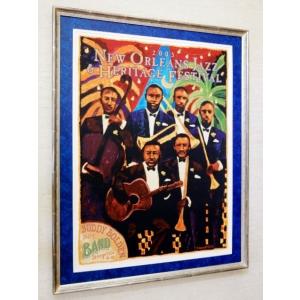 斎藤清 「文楽」 木版画 直筆サイン 印 真作保証 現代木版画の巨匠