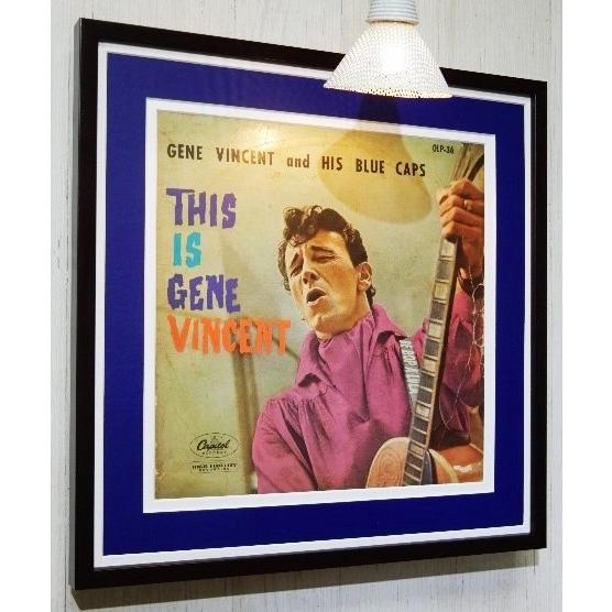 ジーン・ビンセント/オリジナル・レコード 1959 額付/Gene Vincent/This is ...