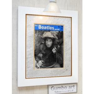 ジョン・レノン/1965/アート ピクチャ-額装/John Lennon/Beatles