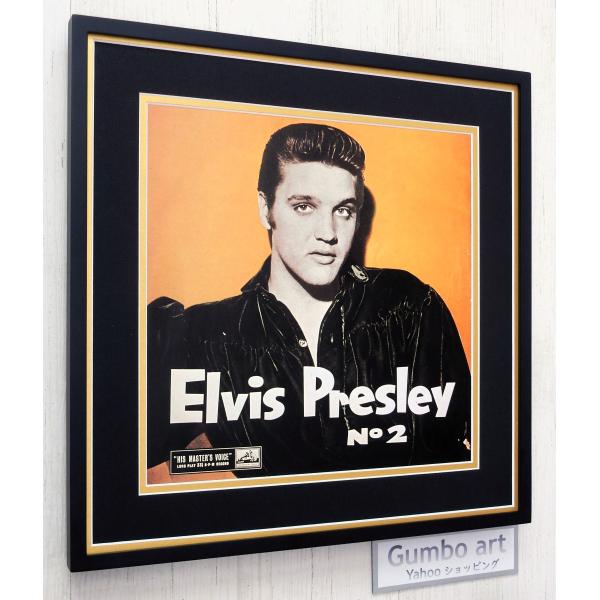 エルビス・プレスリー/LP ジャケ ポスター 額装/Elvis Presley/エルビス/ロカビリー...
