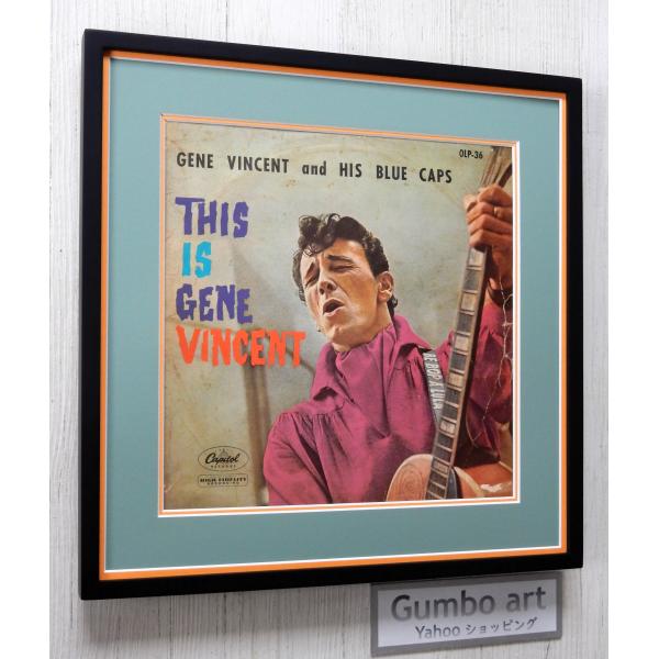 ジーン・ビンセント/日本盤 10インチ 1959 額付/Gene Vincent/ロカビリー/R＆R...