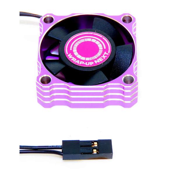 ラップアップ(WRAP-UP)/0828-FD/プレミアムアルミクーリングファン 30mm(パープル...