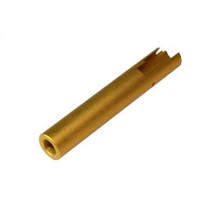 【送料全国一律270円】DCI GUNS/11MM-MOB-4.3-GOLD/11mm正ネジメタルアウターバレル マルイ ハイキャパ4.3/FW/DW4.3用(ゴールド)｜gun-yumekukan