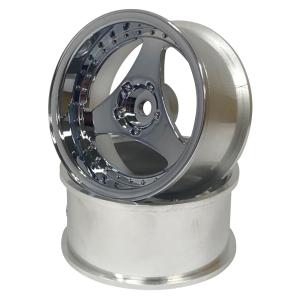 ミクニ/DW-925CS/YOKOHAMA ADVAN Oni ホイル オフセット5 クロームシルバー 2本入
