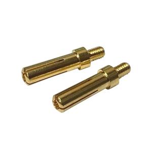 TOPLINE(トップライン)/TP-302/L型コネクター用ヨーロピアンコネクタ(4mm) 2本入