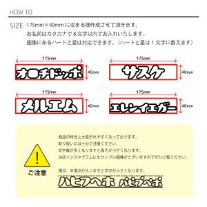 ★厚み3mm★カタカナ お名前 プレート 写真...の詳細画像1
