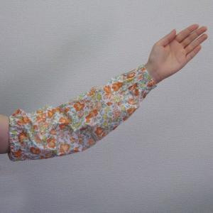 腕カバー  花柄タック付 1双入り #2006 パワーテックス