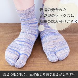 【伝統産業 筑後織の残糸を使った 足袋ソックス...の詳細画像3