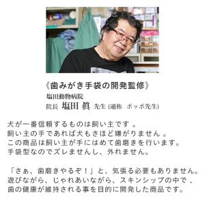 《獣医師監修》【ペット用 歯みがき手袋】[1枚...の詳細画像3
