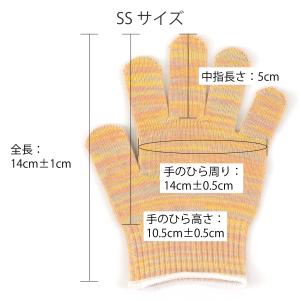 【伝統産業 筑後織の残糸を使った軍手】とっとっ...の詳細画像5