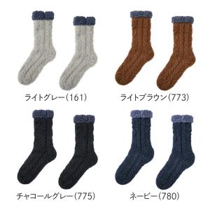 グンゼ ルームソックス 冬 メンズ ウチコレ ...の詳細画像1